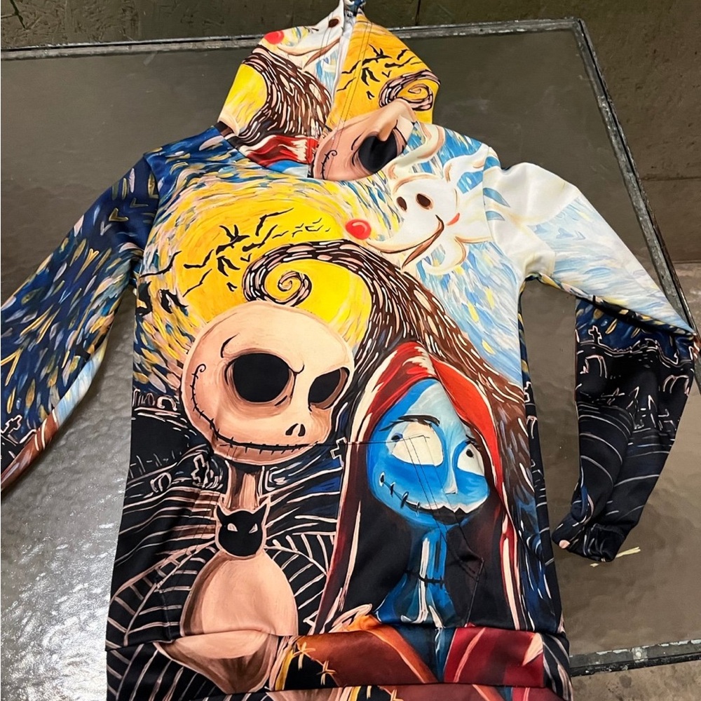 Nightmare before christmas hoodie size Medium